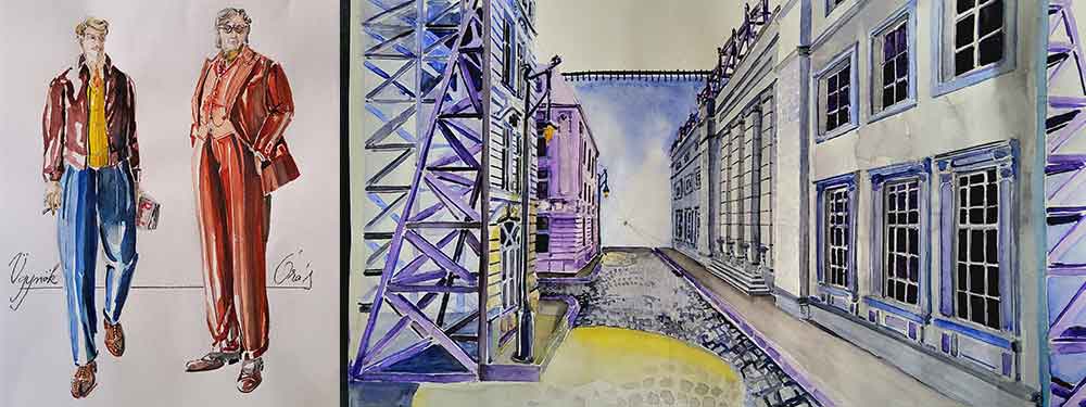 Egyetemi elvételi előkészítő díszlettervezés