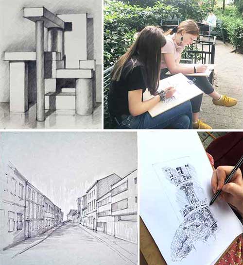 BMR rajz felvételi nyári képzés Budapesten