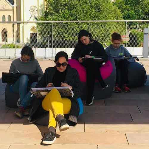 Sketchbook vázlatrajz készítő tábor